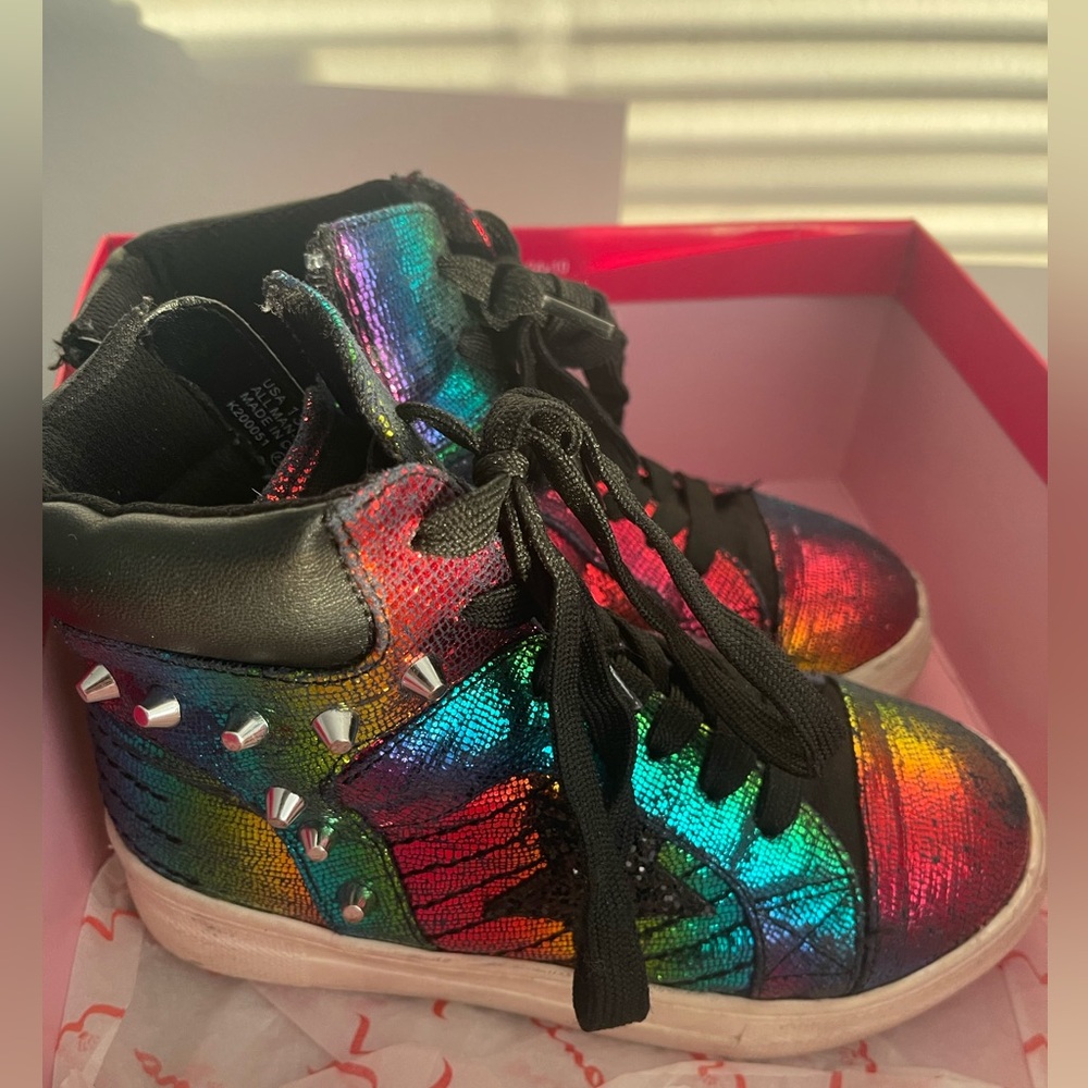 Nina Girls IMA High-Top Sneakers – Multi Snake – Size 13M - Picture 2 of 6